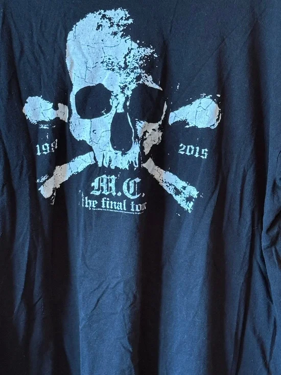 Motley Crue Final Tour Merch Tee T Shirt XL Band Rock 80s Front Back Music - Picture 3 of 10